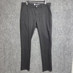 Vuori Pants Mens 34x31 Black Everything Chino Performance Stretch Athletic V420